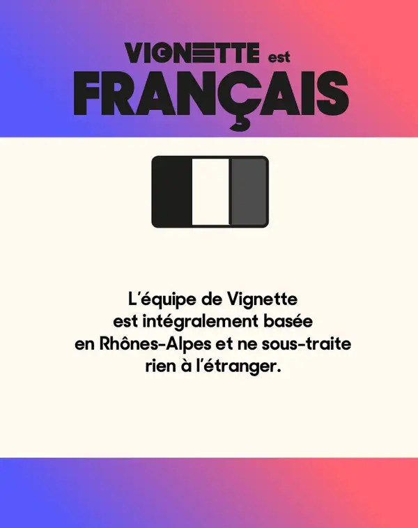 Vignette est français