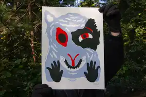 Le Drac - masque à découper